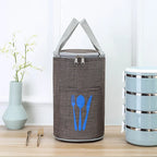 Lunch Cooler Bag Insulated Water-Resistant Cutlery Pocket