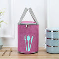 Lunch Cooler Bag Insulated Water-Resistant Cutlery Pocket