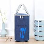 Lunch Cooler Bag Insulated Water-Resistant Cutlery Pocket