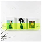 Magazine Holder Wall-Mounted Acrylic Space-Saving Display Shelf