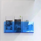 Magazine Holder Wall-Mounted Acrylic Space-Saving Display Shelf