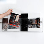 Magazine Holder Wall-Mounted Acrylic Space-Saving Display Shelf