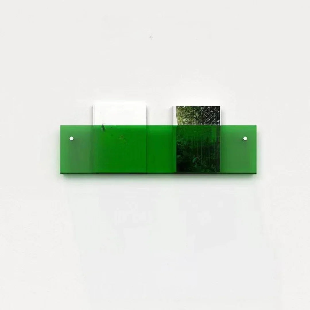 Magazine Holder Wall-Mounted Acrylic Space-Saving Display Shelf