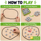 Magnetic Ball Game Strategic Tabletop Set of 20