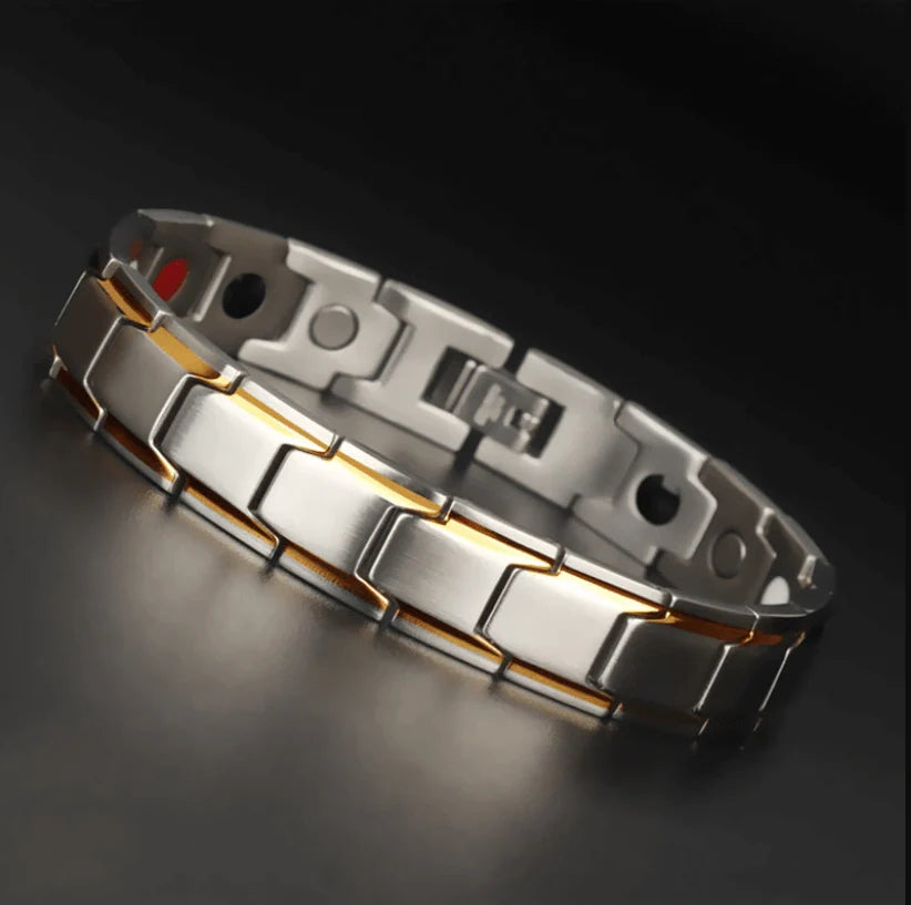 Magnetic Bracelet Stainless Steel Integrated Magnets For All-Day Comfort