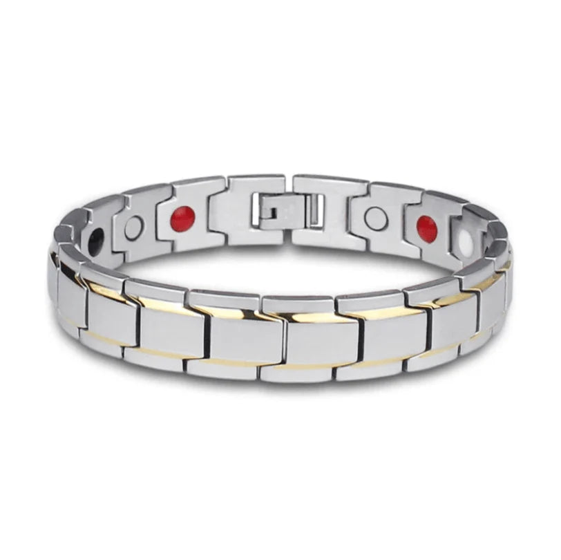Magnetic Bracelet Stainless Steel Integrated Magnets For All-Day Comfort