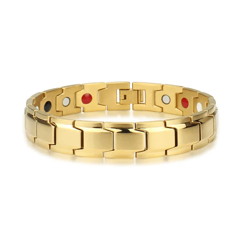 Magnetic Bracelet Stainless Steel Integrated Magnets For All-Day Comfort