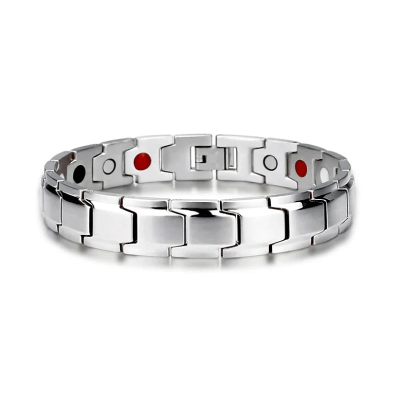 Magnetic Bracelet Stainless Steel Integrated Magnets For All-Day Comfort
