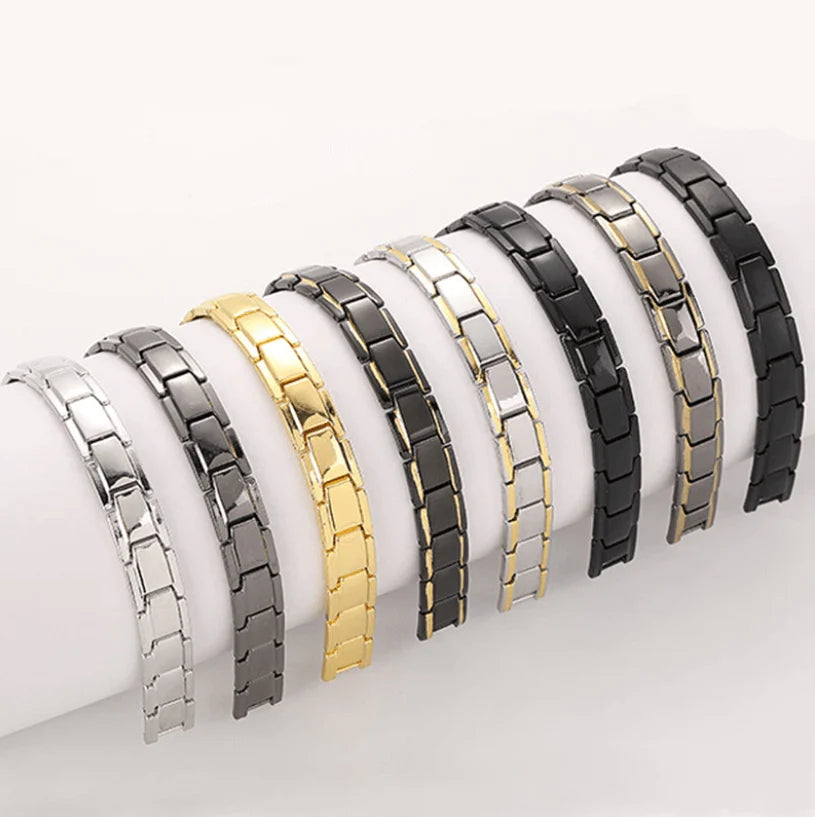 Magnetic Bracelet Stainless Steel Integrated Magnets For All-Day Comfort