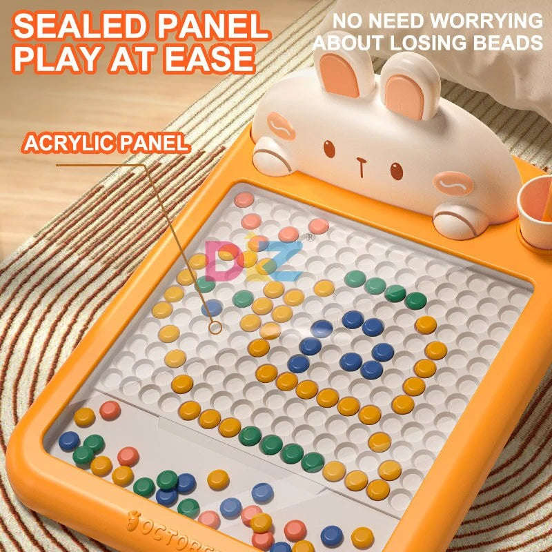 Magnetic Drawing Board Bunny Design Stylus & Instant Erase
