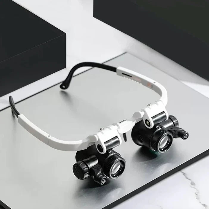 Magnifying Glasses 3-Level Magnification Adjustable LED Lighting