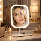 Makeup Mirror LED Dimmable 3 Light Modes USB Rechargeable