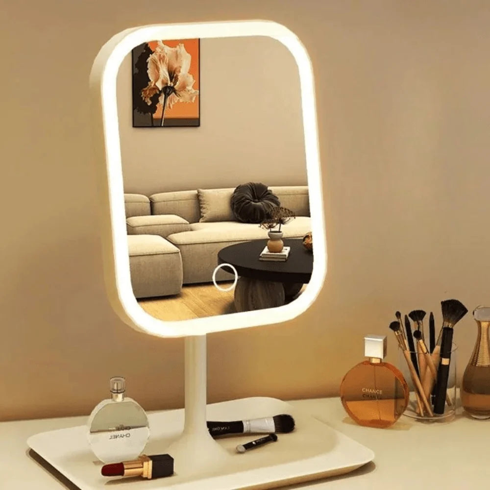 Makeup Mirror LED Dimmable 3 Light Modes USB Rechargeable