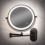 Makeup Mirror LED Magnifying Rechargeable With Adjustable Brightness