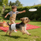 Male Dog Belly Bands Multi-Layer Absorbent Wetness Indicator