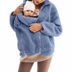 Maternity Jacket Teddy Fleece Expandable Babywearing Insert