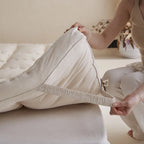 Mattress Topper Cotton Cover Hand-Tufted Breathable Cushioning