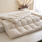 Mattress Topper Cotton Cover Hand-Tufted Breathable Cushioning