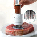 Meat Marinade Injector Stainless Steel Tenderizer Blades