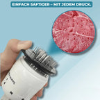 Meat Marinade Injector Stainless Steel Tenderizer Blades