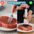 Meat Marinade Injector Stainless Steel Tenderizer Blades