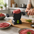 Meat Slicer Set Stainless Steel Ergonomic Handle & Locking Base