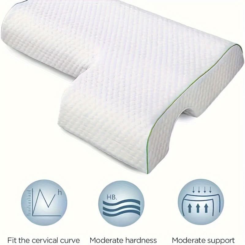 Memory Foam Pillow Breathable Ergonomic Head & Neck Support