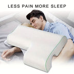 Memory Foam Pillow Breathable Ergonomic Head & Neck Support