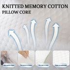 Memory Foam Pillow Breathable Ergonomic Head & Neck Support