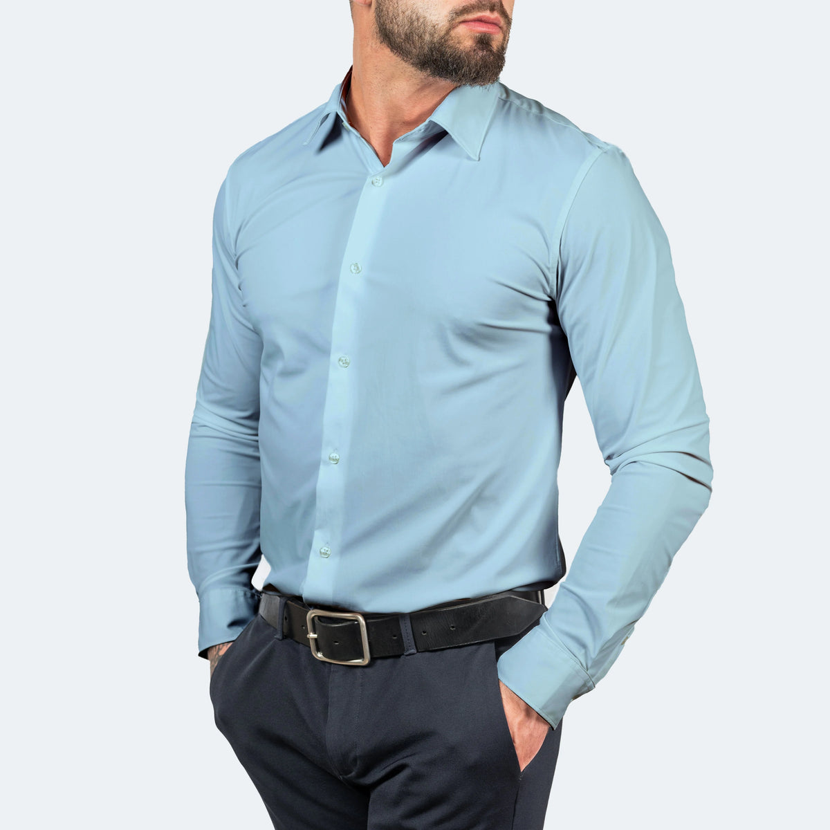 Men’s Shirt Wrinkle-Resistant Stretch Odor-Resistant