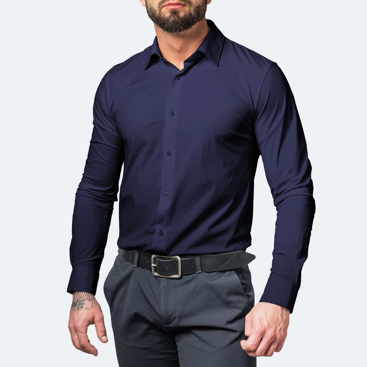 Men’s Shirt Wrinkle-Resistant Stretch Odor-Resistant
