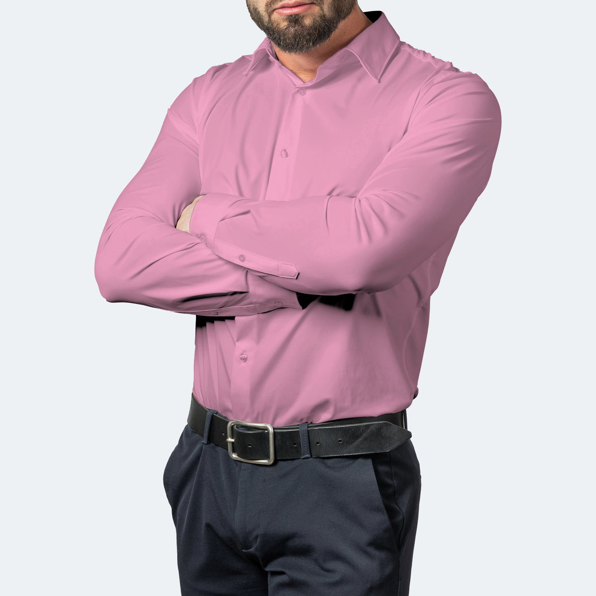 Men’s Shirt Wrinkle-Resistant Stretch Odor-Resistant