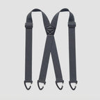 Men's Suspenders Adjustable Elastic Straps & Carabiner Hooks