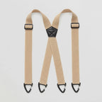 Men's Suspenders Adjustable Elastic Straps & Carabiner Hooks