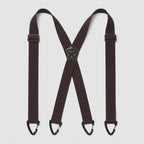 Men's Suspenders Adjustable Elastic Straps & Carabiner Hooks