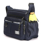 Messenger Bag Weather-Resistant Multiple Zippered Compartments Adjustable Shoulder Strap