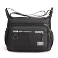 Messenger Bag Weather-Resistant Multiple Zippered Compartments Adjustable Shoulder Strap