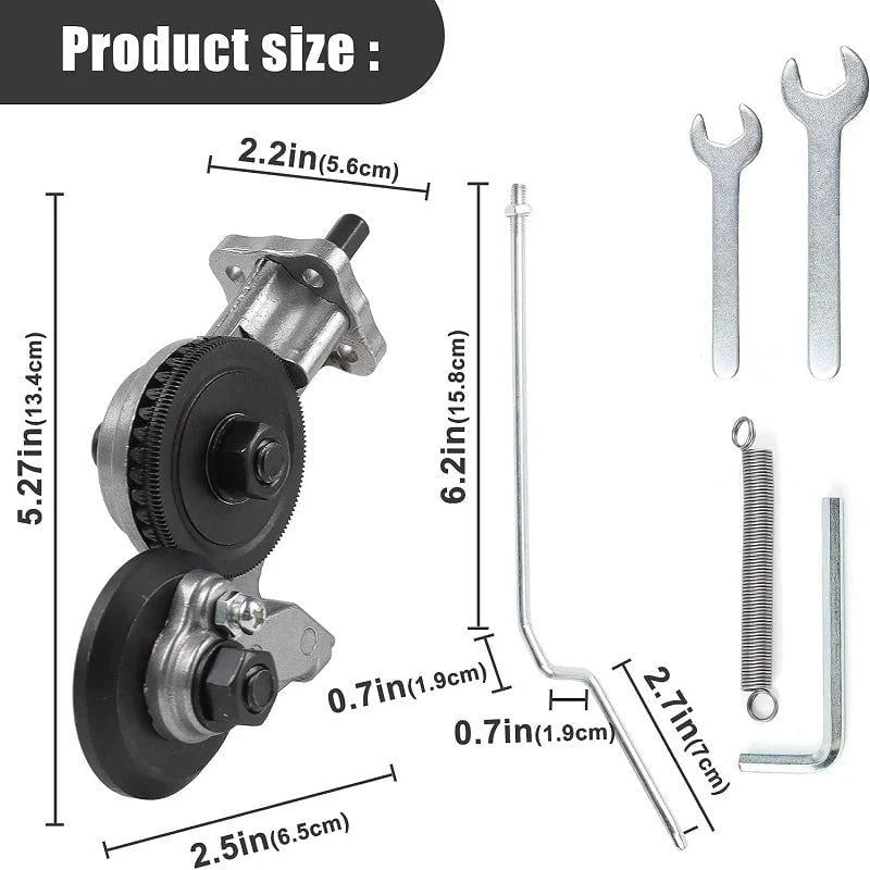 Metal Cutting Attachment Burr-Free Protective Cover Fits Most Drills