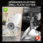Metal Cutting Attachment Burr-Free Protective Cover Fits Most Drills