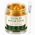 Metal Refinishing Paste Metallic Gold Water-Resistant With Brush