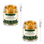 Metal Refinishing Paste Metallic Gold Water-Resistant With Brush