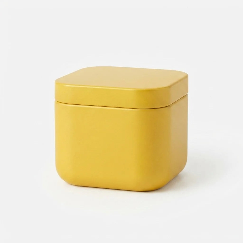 Metal Storage Box Compact Sealed Lid