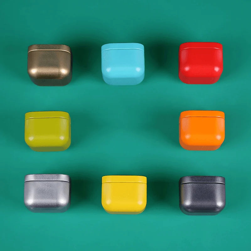 Metal Storage Box Compact Sealed Lid