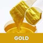 Metallic Paint Water-Soluble Reflective Finish Brush Included