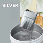 Metallic Paint Water-Soluble Reflective Finish Brush Included