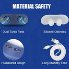 Micro CPAP Device Quiet Compact Rechargeable