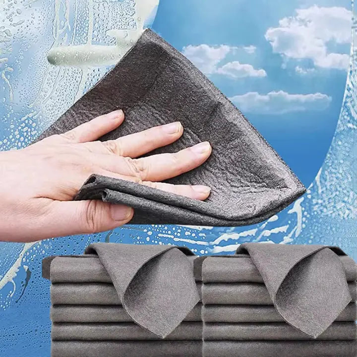Microfiber Cleaning Cloths High Absorbency Lint-Free 10 Pack