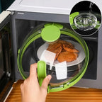 Microwave Cover Transparent BPA-Free Adjustable Steam Vent