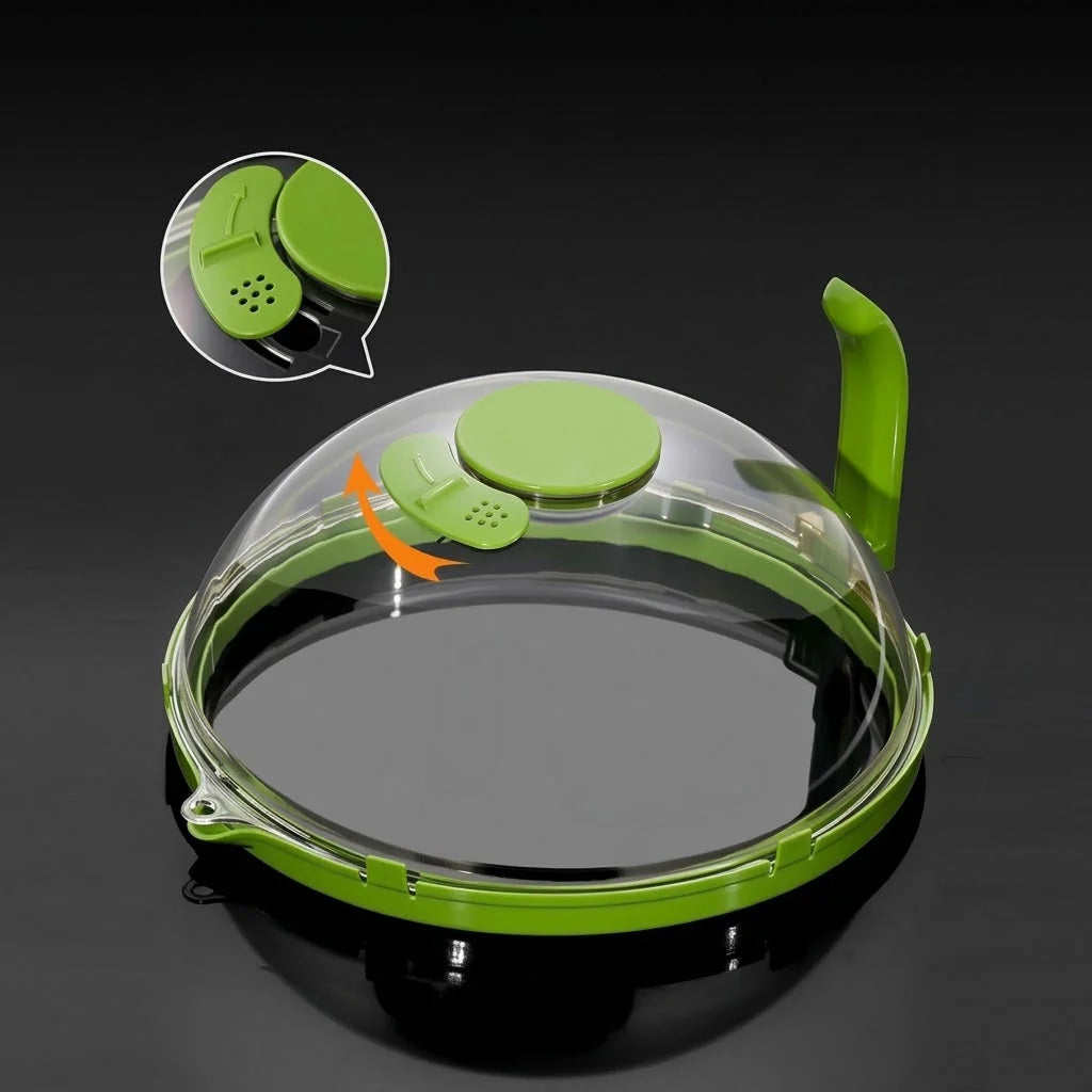 Microwave Cover Transparent BPA-Free Adjustable Steam Vent