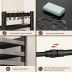 Microwave Shelf Expandable Space-Saving Kitchen Storage